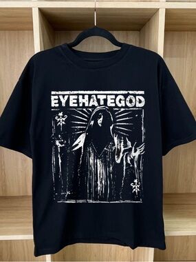 Eyehategod Black Nun Print Black T-shirt